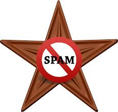 Star with crossed-out 'Spam' for Milwaukee Anti-Spam Service